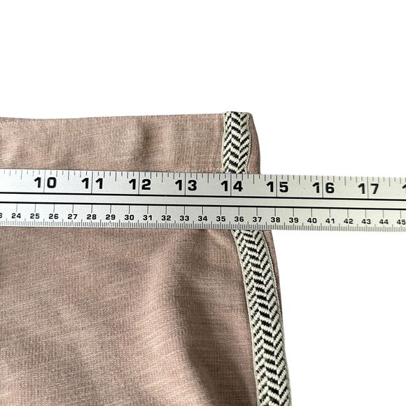Monrow Skinny Sweats Pants Women’s Small Chevron Trim Sweatpants Salmon Pink - Picture 7 of 9